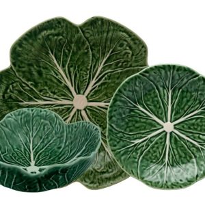 [READY STOCK] (4seater)Bordallo Pinheiro Cabbage Set Of 12