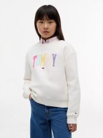 Kids' Tommy Logo Sweatshirt-Ivory Silk