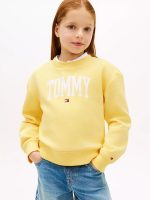 Kids' Tommy Logo Sweatshirt-Citronella