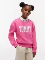 Kids' Tommy Logo Sweatshirt-Radiant Pink