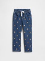 babyGap Pull-On Original Straight Jeans-Medium Wash Bears