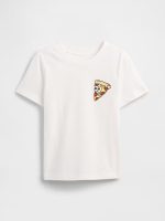 babyGap Graphic T-Shirt-New Off White Pizza