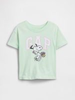 babyGap Graphic T-Shirt-Pod Green Snoopy Logo