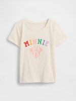 babyGap × Disney Graphic T-Shirt-Minnie Mouse Beige