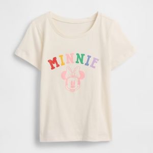 babyGap × Disney Graphic T-Shirt-Minnie Mouse Beige