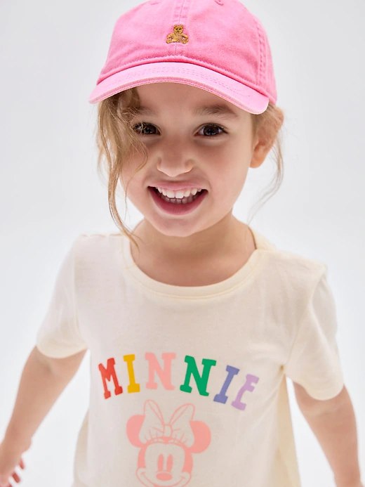 babyGap × Disney Graphic T-Shirt-Minnie Mouse Beige - Image 3