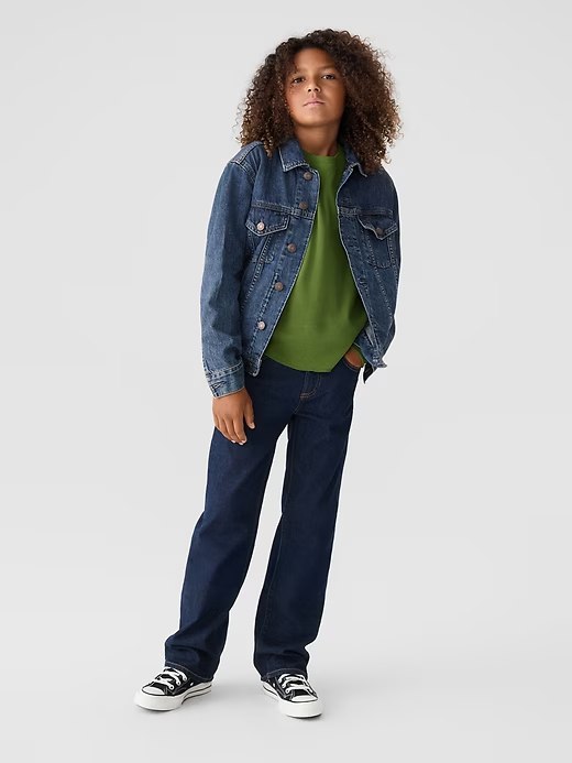 Kids Original Straight Jeans(Regular)-Dark Wash - Image 3