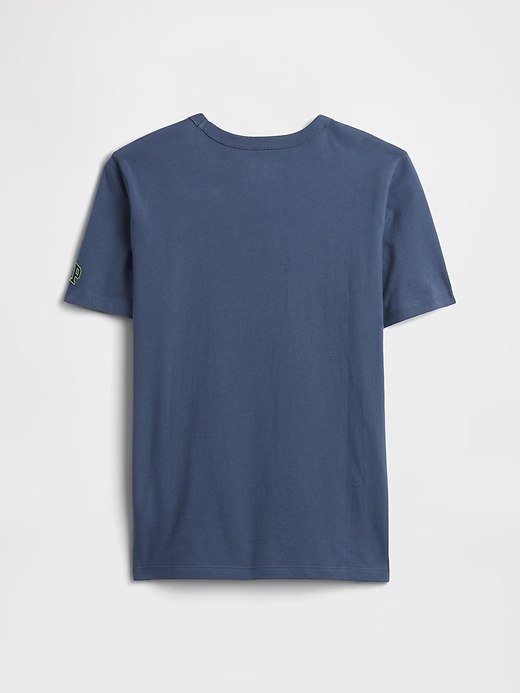 GapKids DC™ Batman Graphic T-Shirt-Blue Ridge - Image 2