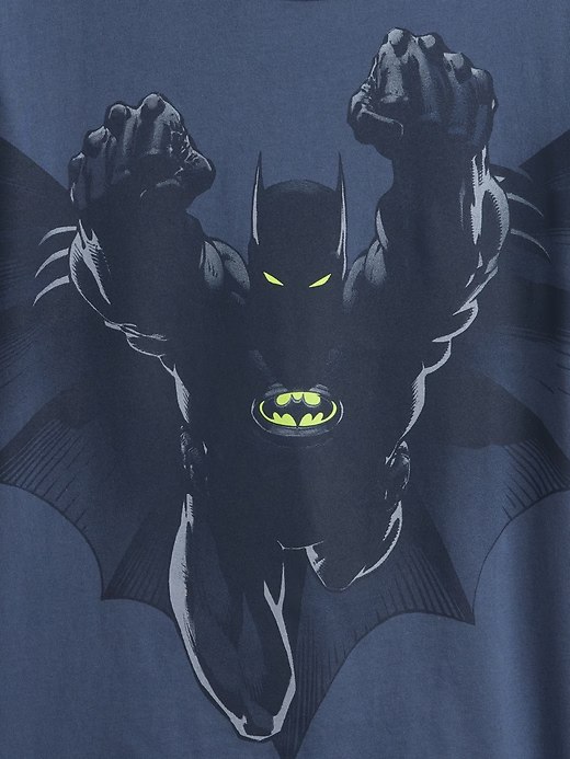 GapKids DC™ Batman Graphic T-Shirt-Blue Ridge - Image 3