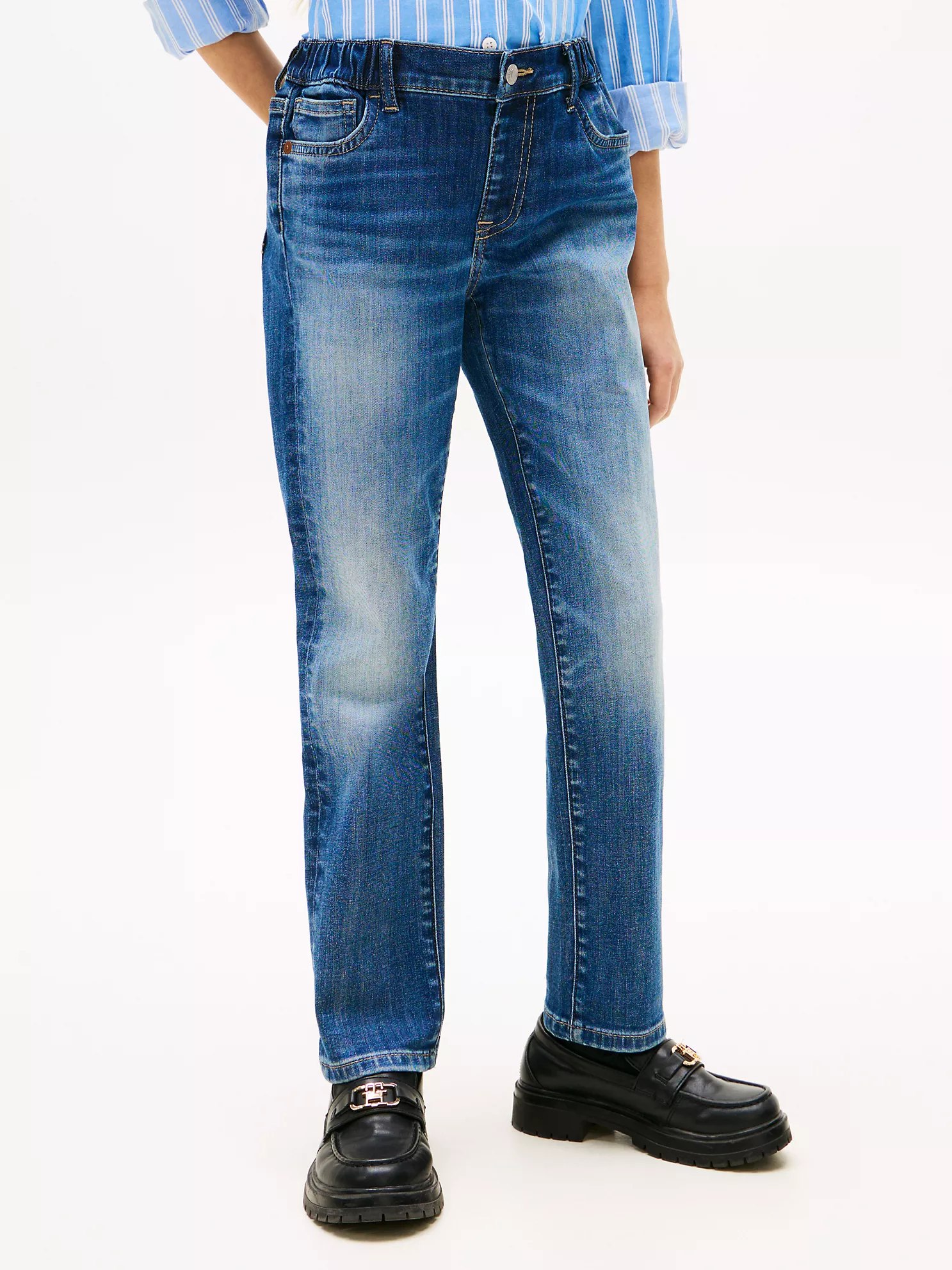 Kids' Pull-On Skinny Jean-Medium Dark Wash