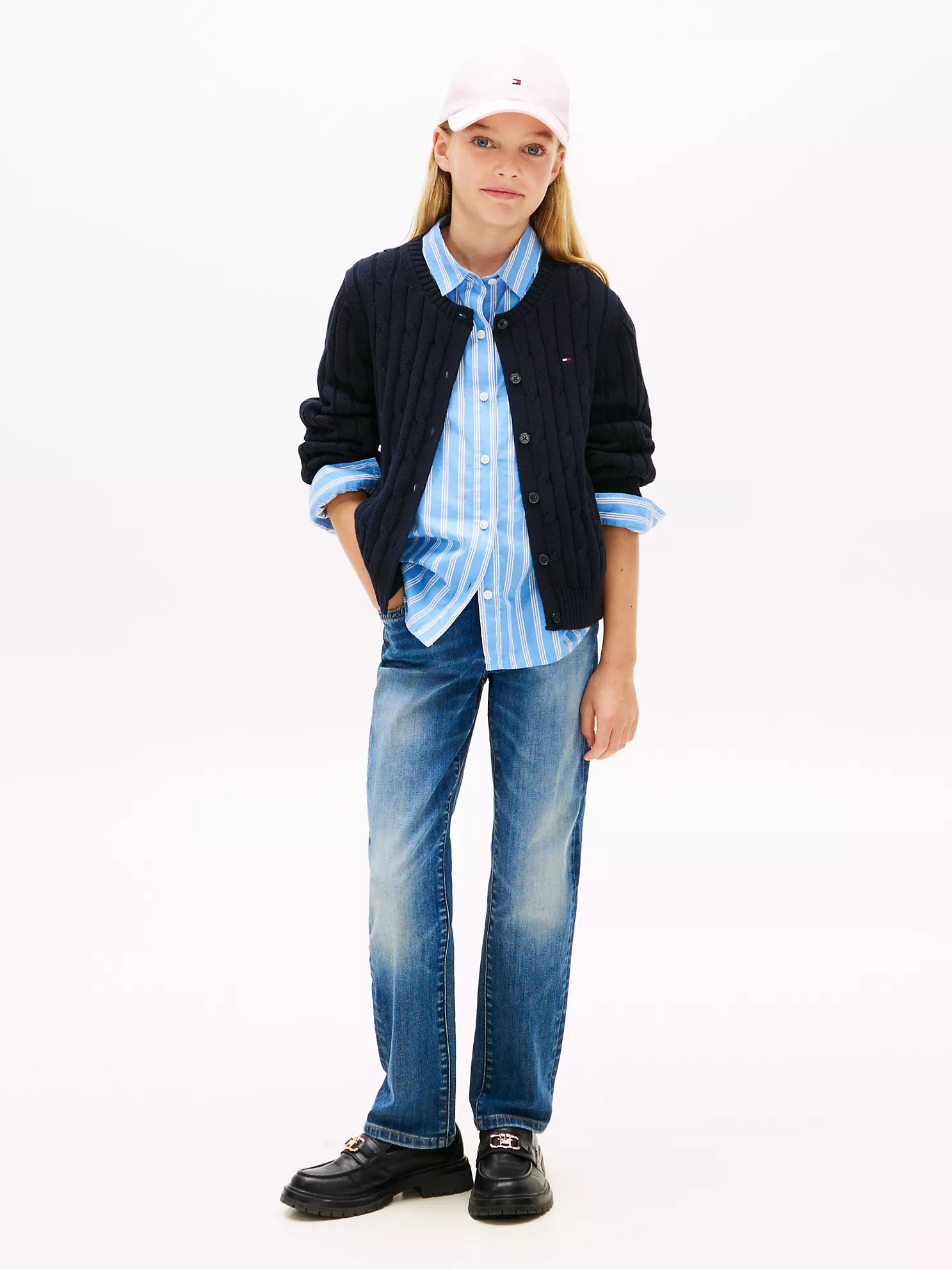 Kids' Pull-On Skinny Jean-Medium Dark Wash - Image 3