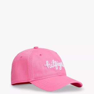 Kids' Hilfiger Script Logo Baseball Cap-Radiant Pink