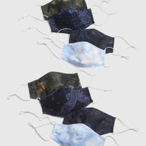 READYSTOCK Family Contour Face Mask (8-pack) - Olive Camo