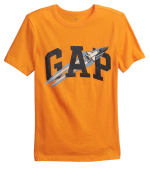 READYSTOCK Kids Gap Logo T-Shirt - Orange
