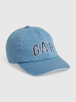 Gap Logo Baseball Hat-Washed Denim Blue
