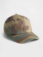 Gap Logo Baseball Hat-Green Camo