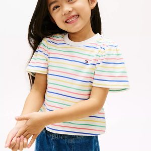 Kids' Stripe T-Shirt-Ancient White Stripes