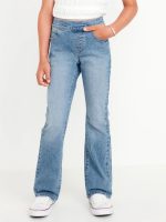 Wow Boot-Cut Pull-On Jeans for Girls-Light Wash