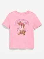 Short-Sleeve Graphic T-Shirt for Toddler Girls-Pressed Flower