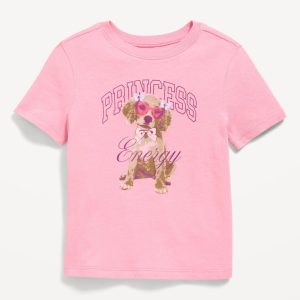 Short-Sleeve Graphic T-Shirt for Toddler Girls-Pressed Flower