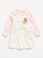 Disney© Long-Sleeve T-Shirt and Dress Set for Baby-Pastel Pink
