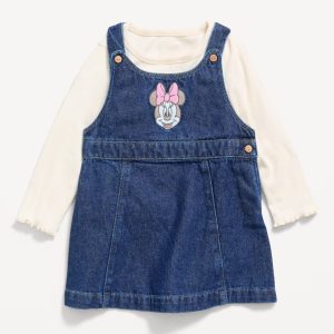 Disney© Long-Sleeve T-Shirt and Dress Set for Baby-Minnie Mouse
