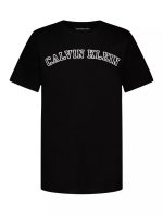 Boys Stencil Logo Crewneck Tee-Black