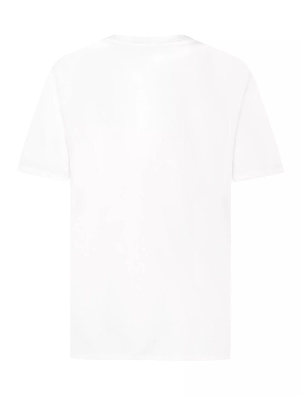 Boys Monologo Stripe Crewneck Tee-White - Image 2