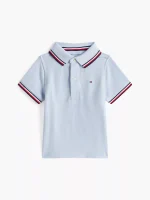 Babies' Tommy Wicking Polo-Breezy Blue