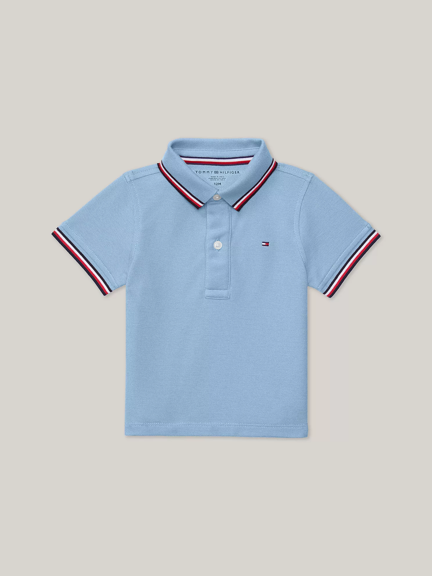 Babies' Tommy Wicking Polo-Romantic Blue