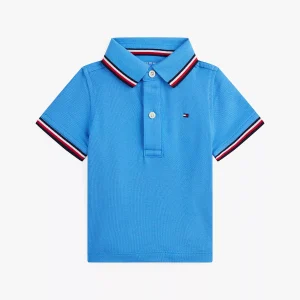 Babies' Tommy Wicking Polo-Copenhagen Blue