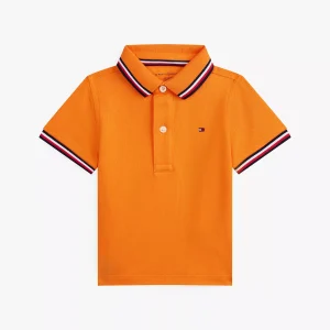 Babies' Tommy Wicking Polo-Exotic Orange