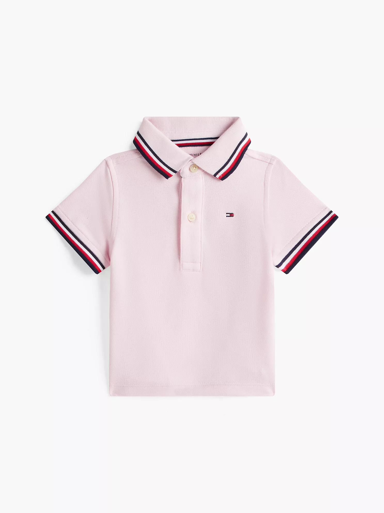 Babies' Tommy Wicking Polo-Light Pink
