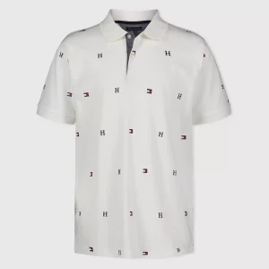Big Kids' H Flag Polo-Fresh White