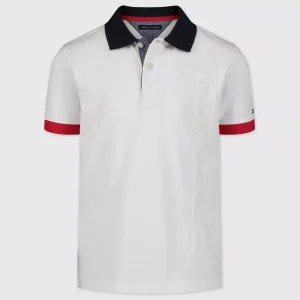 Big Kids' Signature Polo-Fresh White
