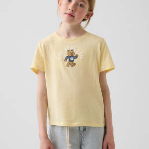 Kids Graphic T-Shirt-Maize Yellow