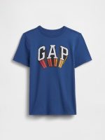 Kids Graphic T-Shirt-Blue Track