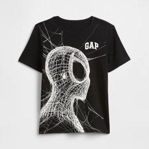 GapKids Marvel Spider-Man Graphic T-Shirt-Black