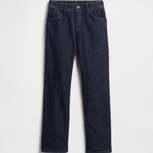 Kids Original Straight Lined Jeans-Dark Wash