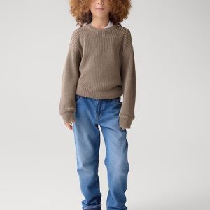 Kids Original Straight Lined Jeans-Medium Wash