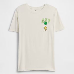 GapKids Peanuts Graphic T-Shirt-Snoopy Off White