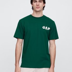 Everyday Soft Relaxed Gap NYC Graphic T-Shirt-Rain Forest