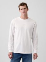 Everyday Soft Relaxed Gap Mini-Logo T-Shirt-White