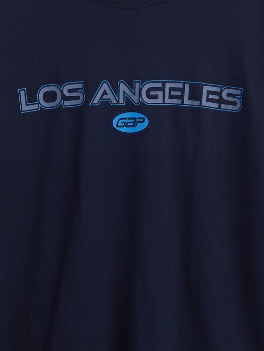 Kids 2-in-1 Graphic Logo T-Shirt-Navy Uniform - Image 2