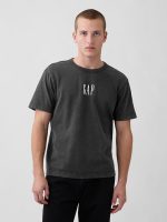 Heavyweight Relaxed Logo T-Shirt-Black
