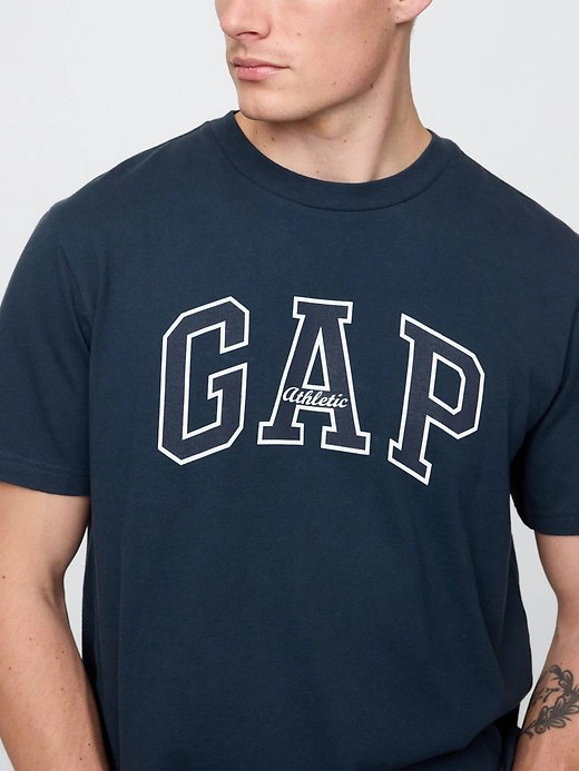 Gap Arch Logo T-Shirt-Night Shadow - Image 2