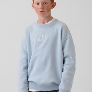 Kids VintageSoft Relaxed Logo Sweatshirt-Sail Blue