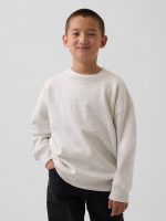Kids VintageSoft Relaxed Logo Sweatshirt-Light Heather Grey