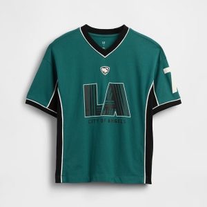 Kids Oversized Jersey T-Shirt-Balsam