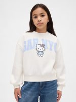 Kids VintageSoft Hello Kitty Logo Sweatshirt-Ivory Frost